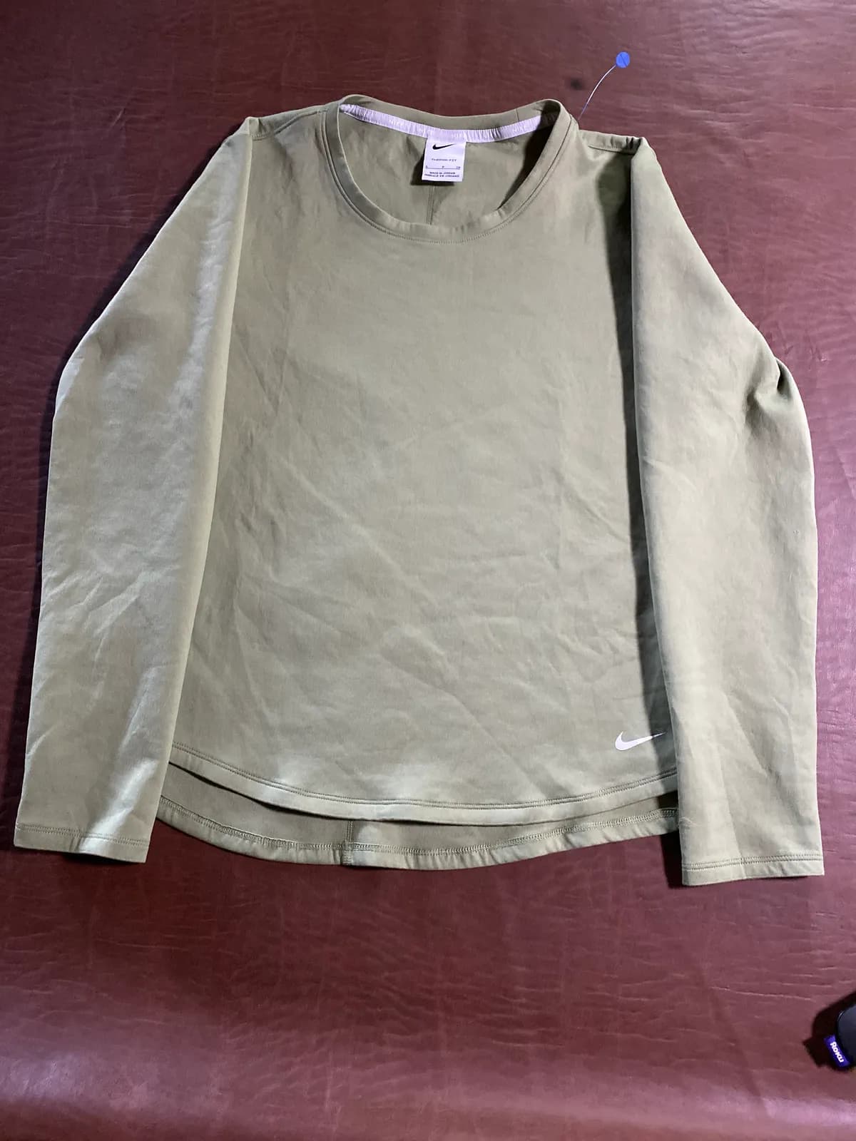 Nike Therma-Fit olive shirt