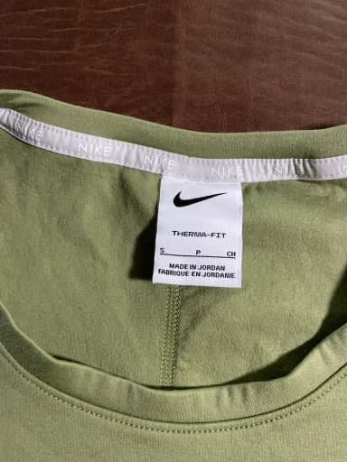 Nike Therma-Fit olive shirt